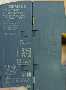 S7-1200 CPU 1211C 型号6ES7 21