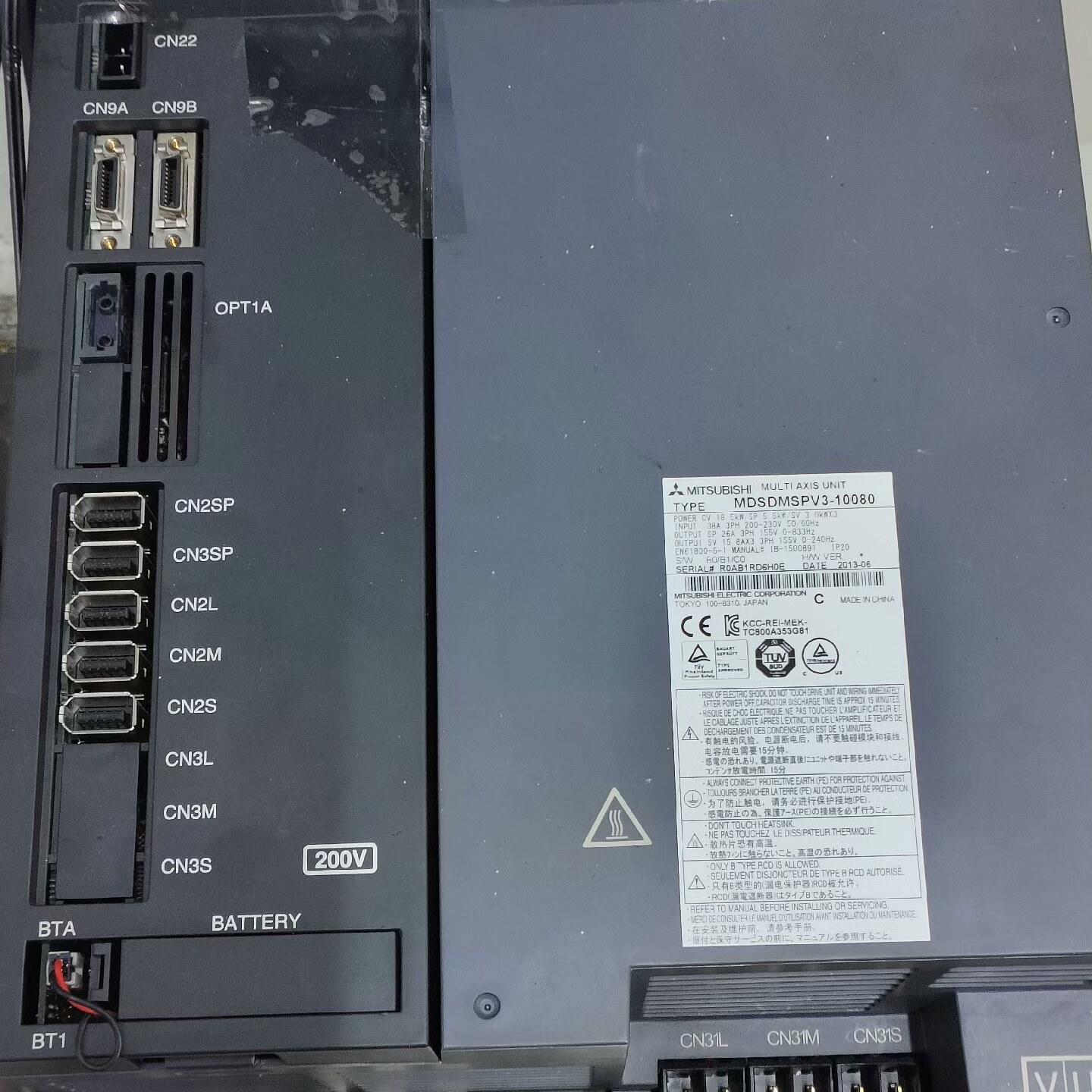 三菱一体驱动器 控制器MDSDMSPV3-10080  MD