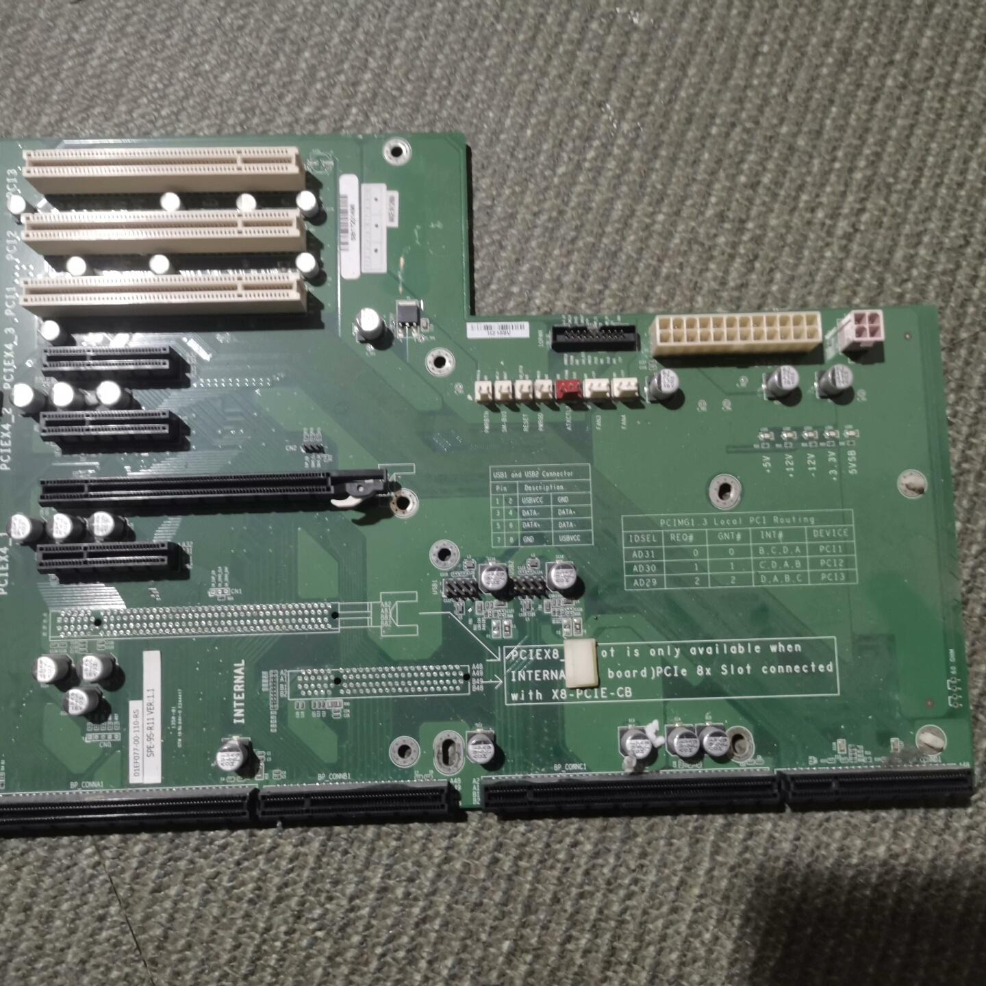 拆机 iei 威达工控机底板SPE-9S-R11  IE