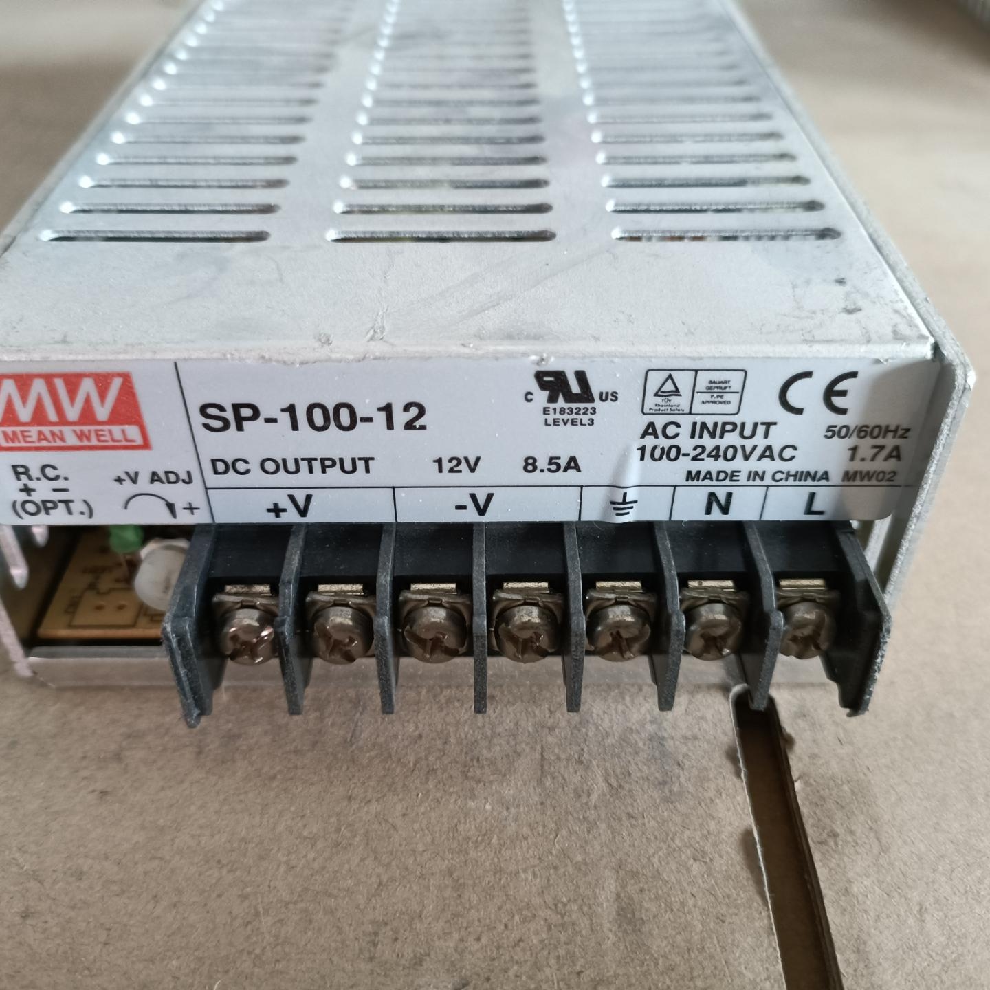 明纬电源SP-100-12  12V8.5A100W开关电源