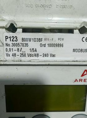 AREVA阿海珐MiCOM保护器 型号P123 B00W1D