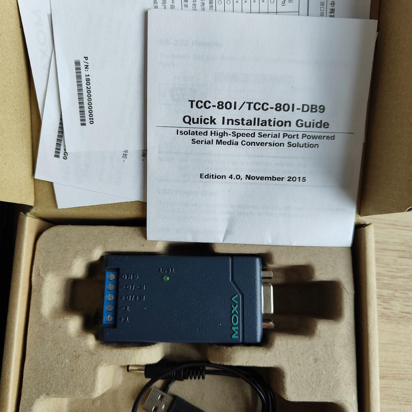 MOXA TCC-80I 光隔离型RS-232到RS-4