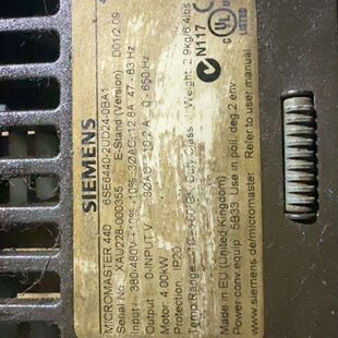 0BA1 成色 2UD24 440变频器6SE6440