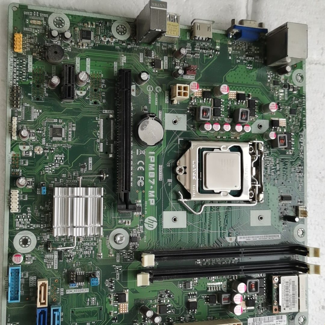 惠普HP IPM87-MP主板 1150针 实物图 包好用