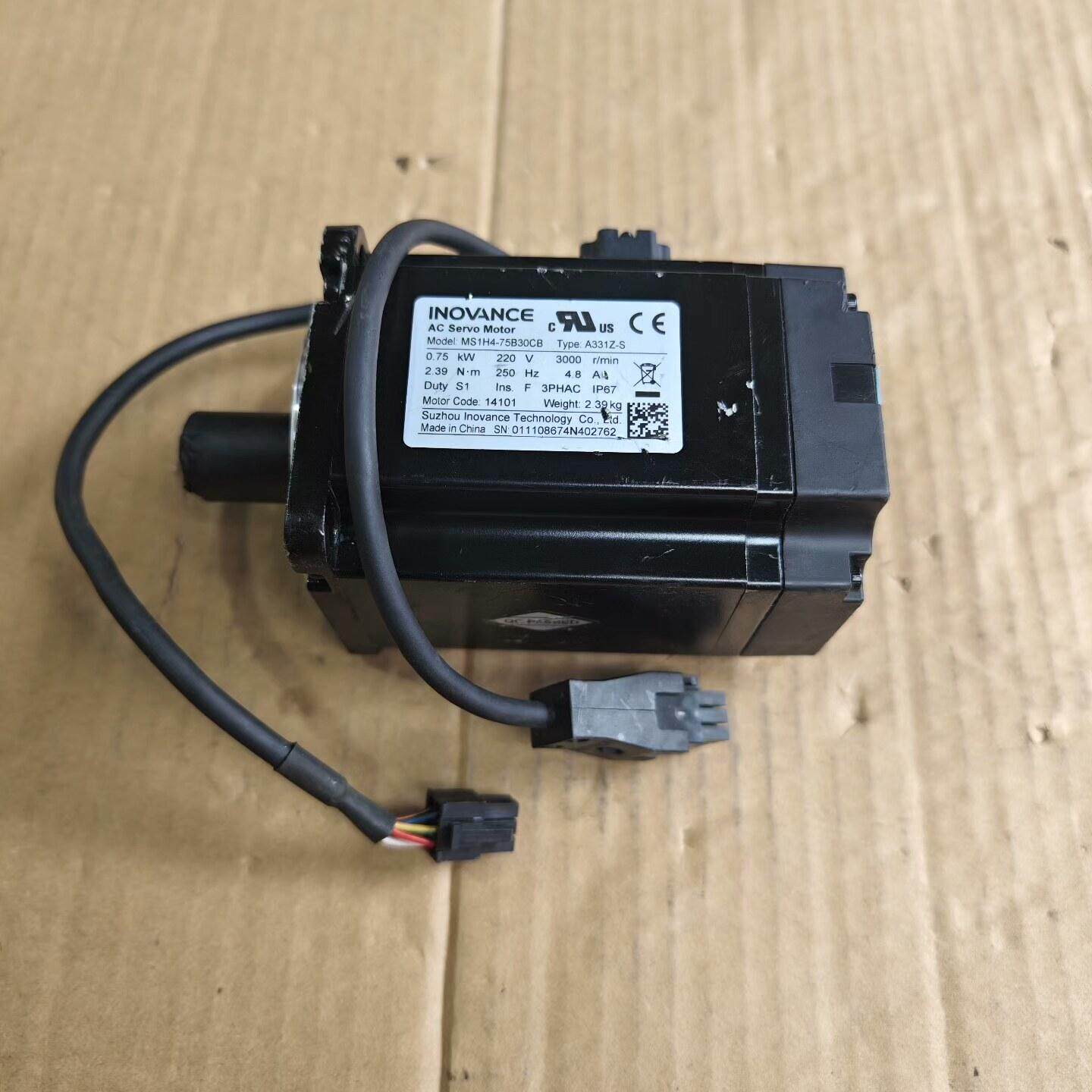 MS1H4-75B30CB A331Z-S 汇川伺服电机0.