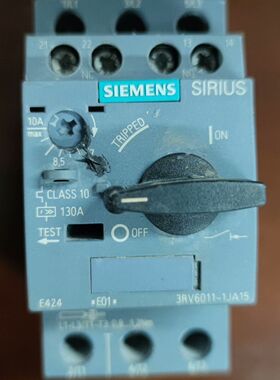 断路器3RV6021-4EA15 功能完好 盖子有点瑕
