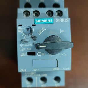盖子有点瑕 功能完好 断路器3RV6021 4EA15
