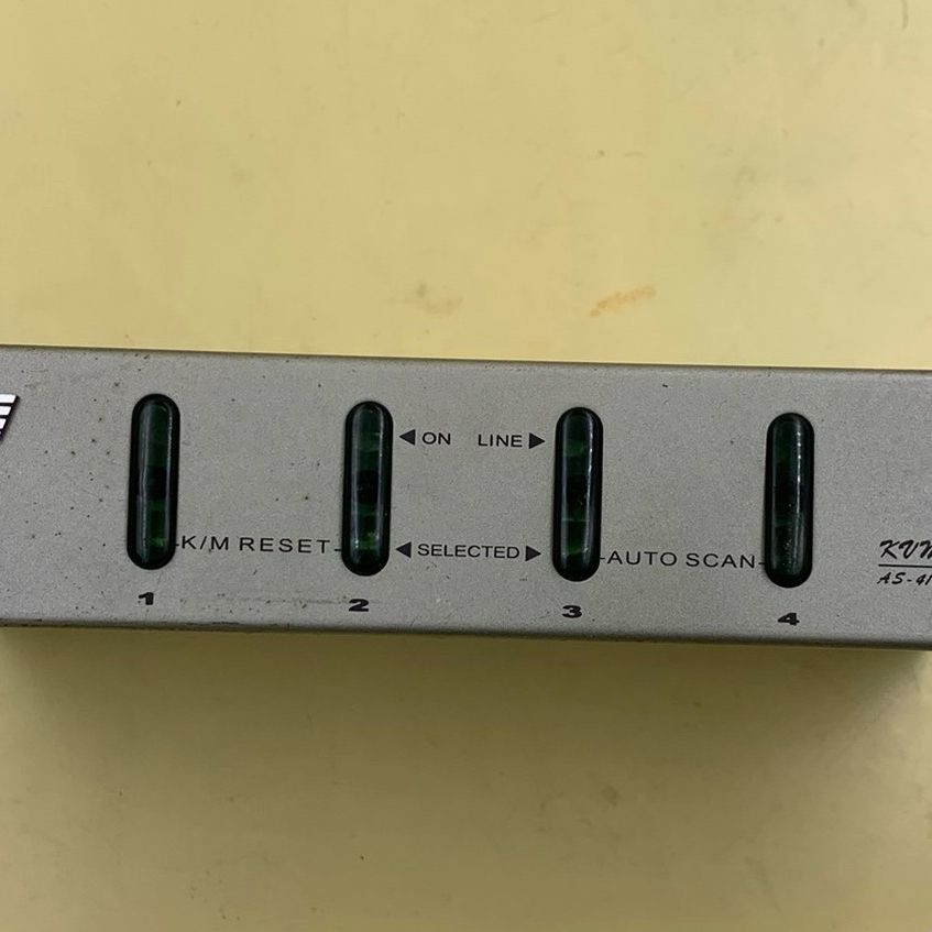 Lanbe AS-41P四口KVM切换器4口自动桌面KVM
