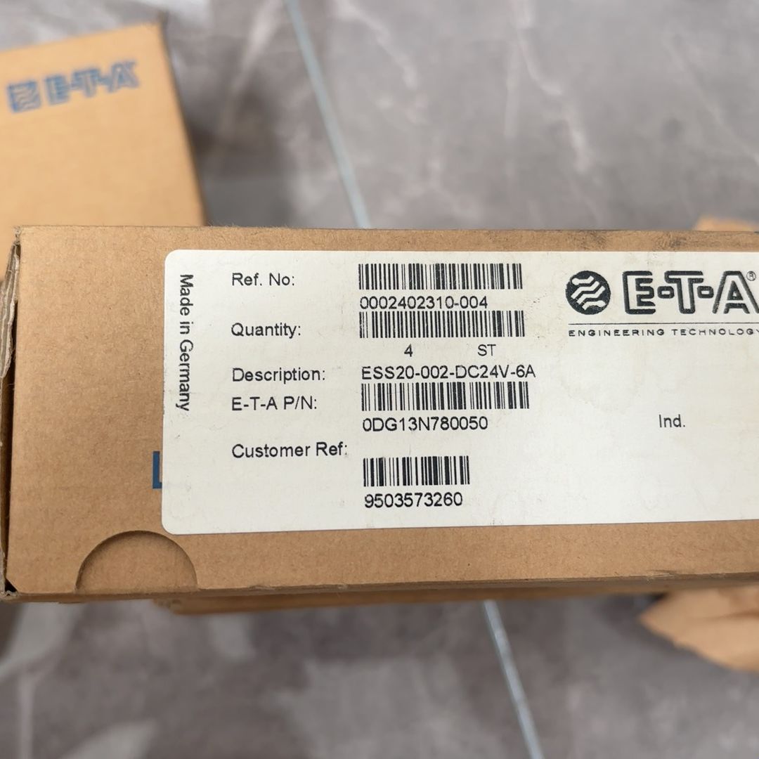 德国ETA继电器 ESS20-002-DC24V-6A