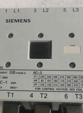 3TF5522一0ⅩM0交流接触器 300A大功率 线