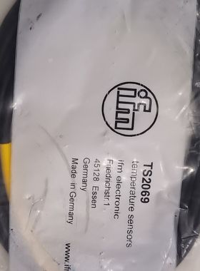 德国IFM易福门温度传感器TS2069 全新原装进口 德国制