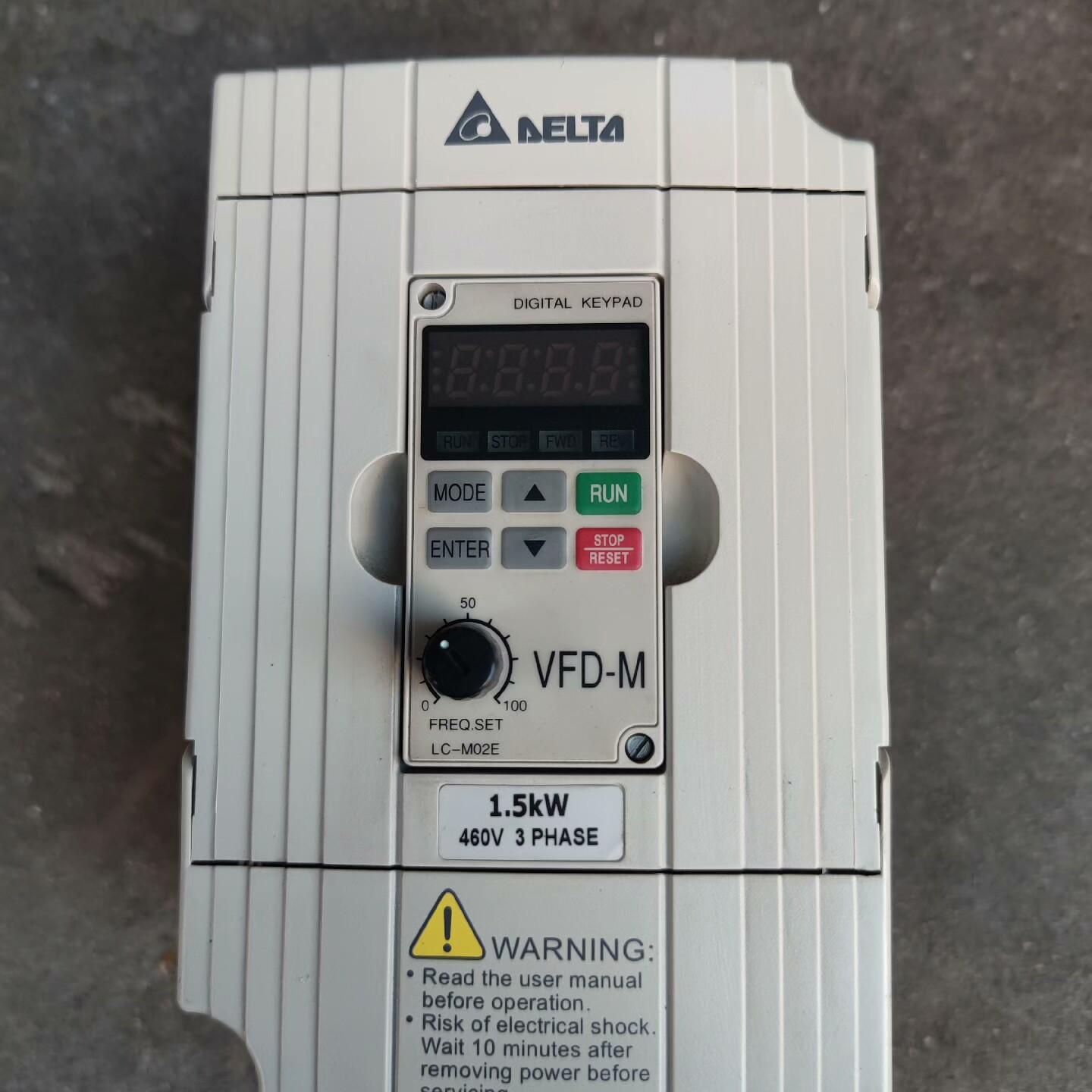 正品台达变频器 VFD015M43B  1.5kw 380v