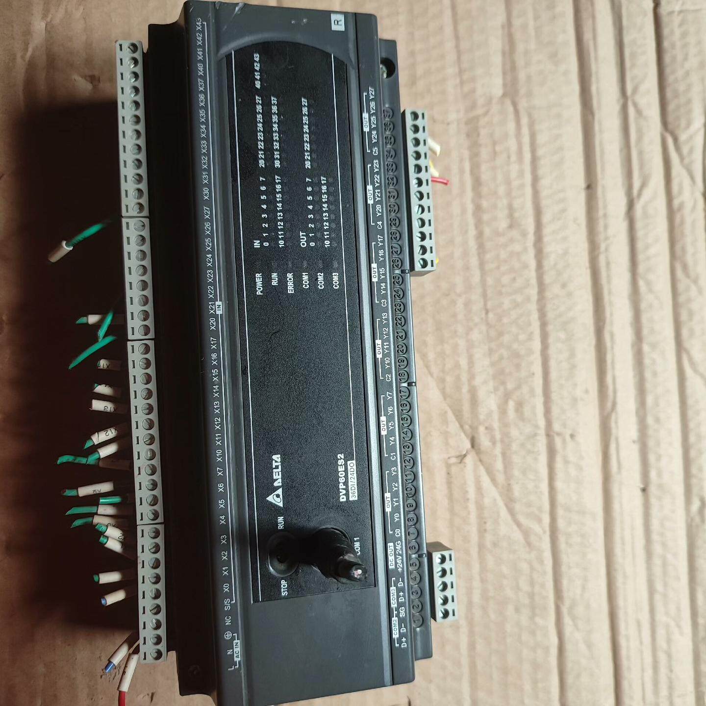 台达PLC DVp60ES200R 拆机 功能完好