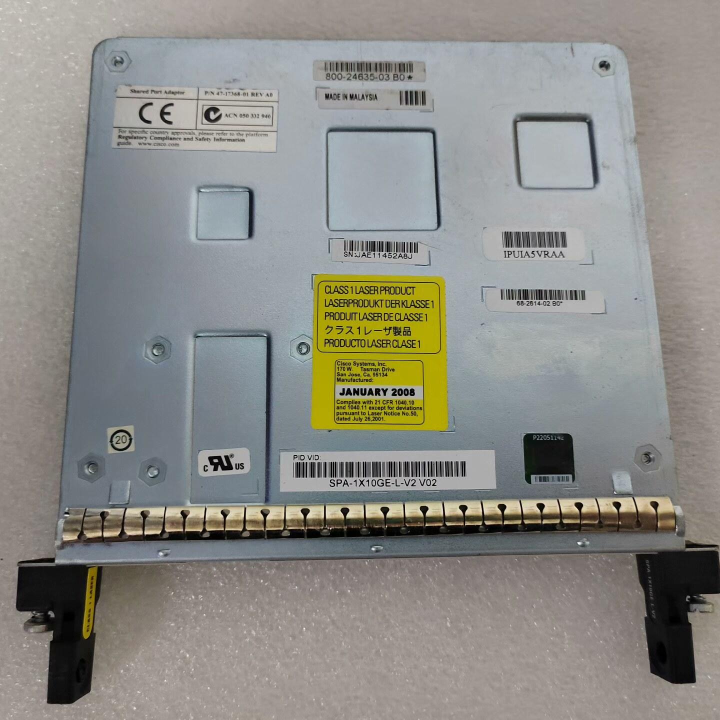 思科SPA-1X10G-L-V2 路由器模块接口卡