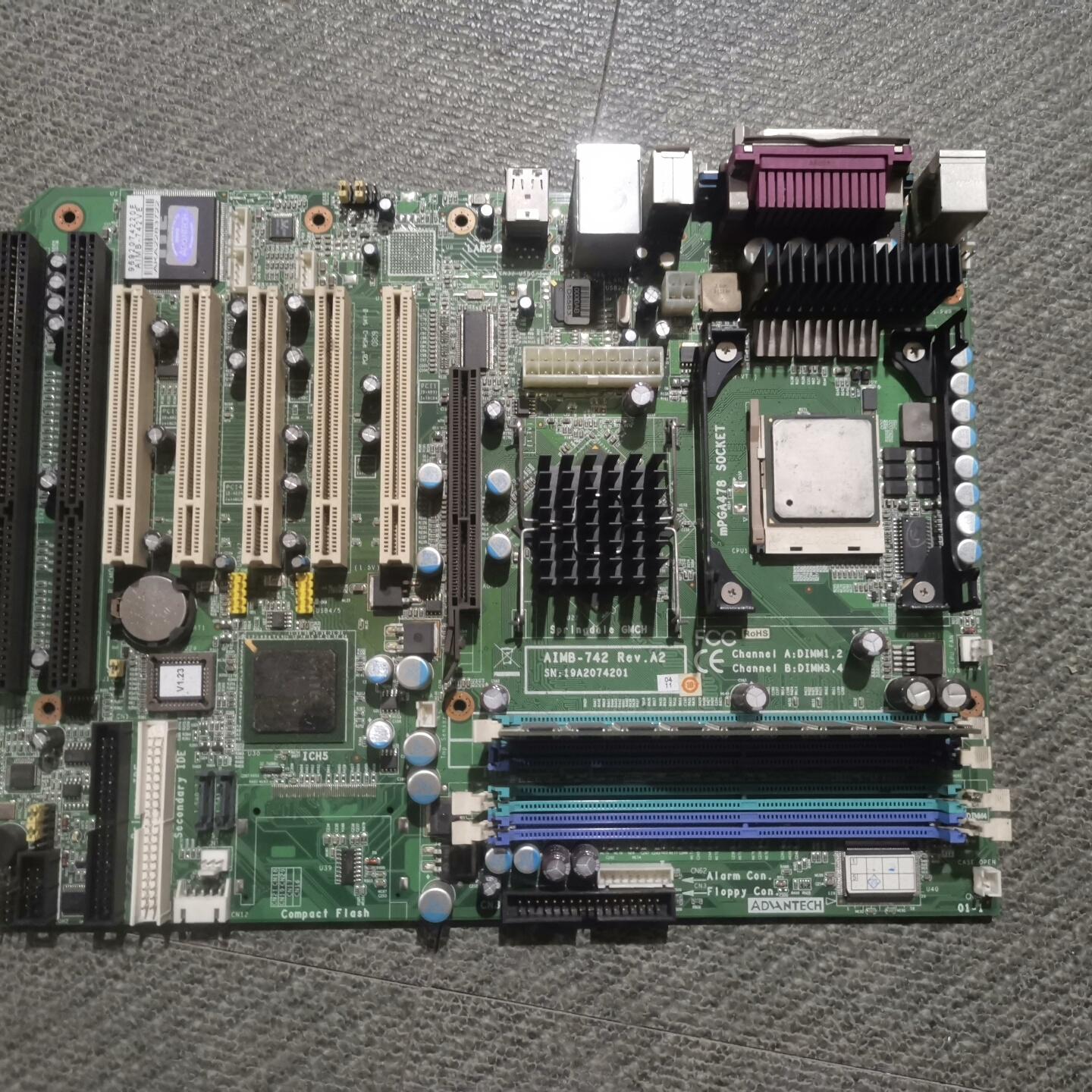 研华工控机主板AIMB-742 Rev. A2  AIMB-