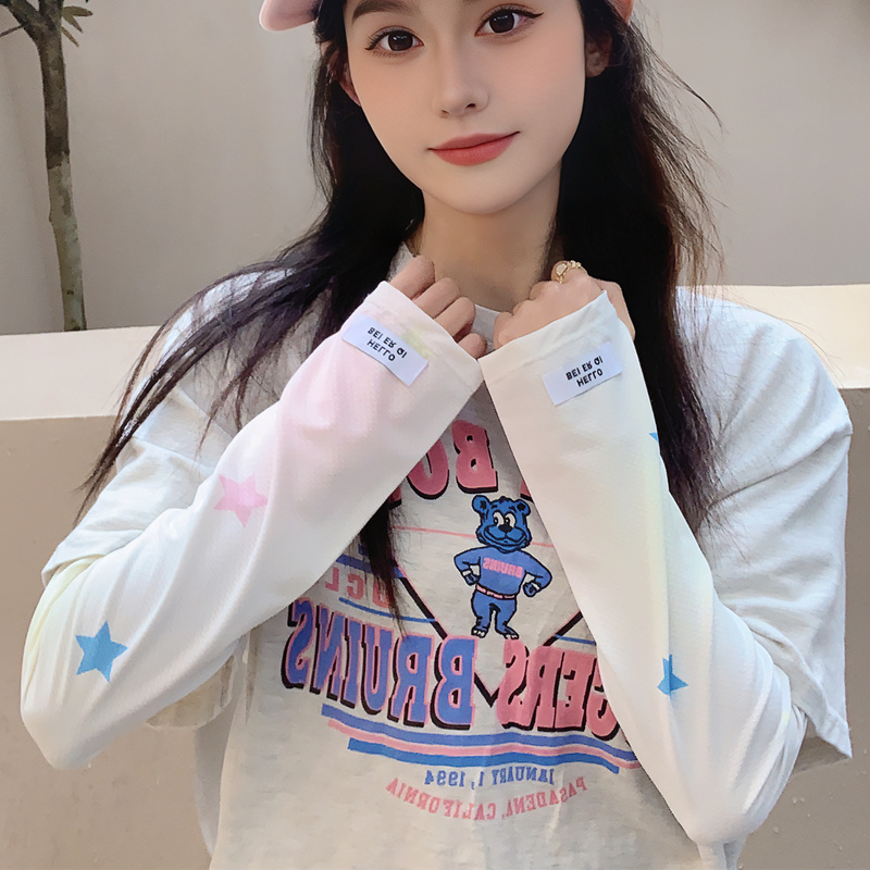 炫媂女士夏天冰丝防晒袖套