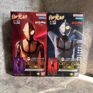 正品万代发光新奥特曼电影英雄立像佐菲初代人偶收藏玩具男孩手办