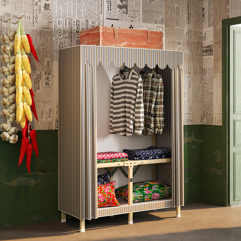 小型免安装折叠简易衣柜家用卧室衣橱收纳布柜子结实耐用出租房用,3C数码配件,USB多功能数码宝,淘宝优惠券,粉丝福利购,淘宝优惠卷