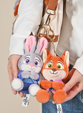 疯狂动物城2假日毛绒挂件公仔玩偶朱迪尼克zootopia迪士尼Disney