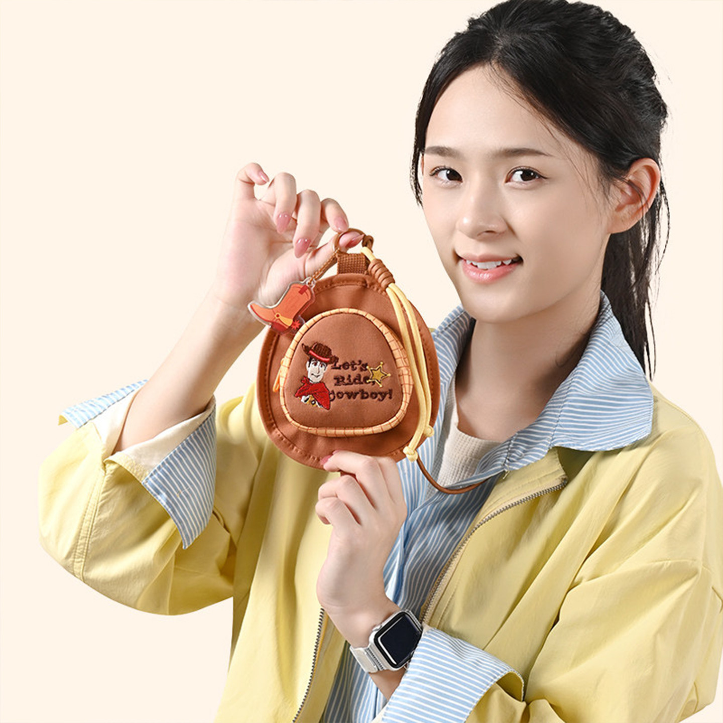 玩具总动员胡迪帽子斜跨包零钱包