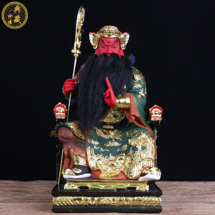 剑指关公神像 关二爷关帝关圣帝君佛像 古彩树脂道教神像关公摆件 - 小编推荐 - WePost 全民代运 - 马来西亚中国淘宝代运与集运专家
