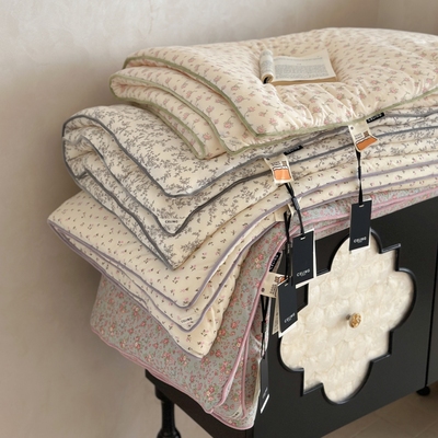 软绵绵~A类牛奶针织棉春秋被冬被四季被芯亲肤柔软单人被双人被