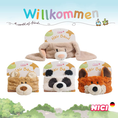 德国NICI专柜正品毛绒公仔发带