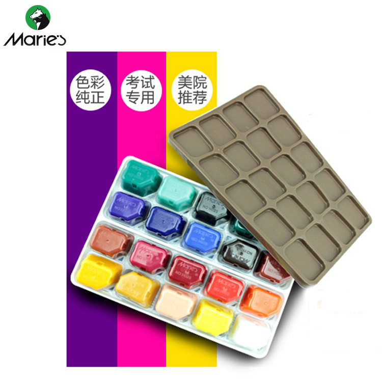 马利maries果冻水粉颜料套装P6021-P6023 20色60色主色冷色暖灰在类目 电子词典/电纸书/文化用品, 画具/画材/书法用品, 水粉/水彩/油画专用笔中 - 来自Buy2taobao.com提供专业的淘宝代购服务
