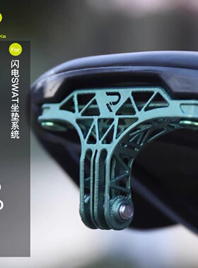 Rrskit钛合金3D打印适用闪电坐垫SWAT接口gopro运动相机 尾灯支架