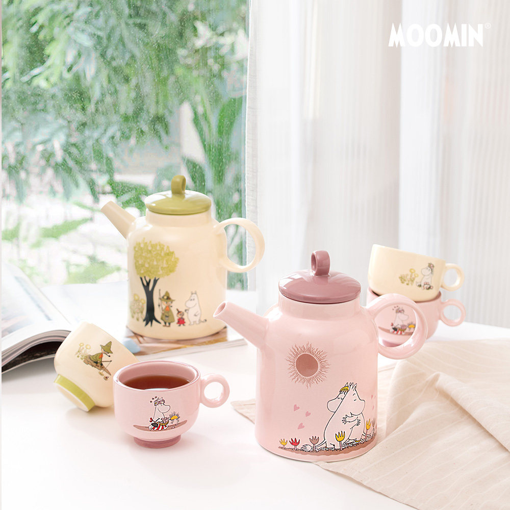 姆明花茶套装 可爱大容量咖啡壶陶瓷茶壶泡茶杯家用 女生礼物乔迁,餐饮具,杯子套装/情侣对杯,淘宝优惠券,粉丝福利购,淘宝优惠卷