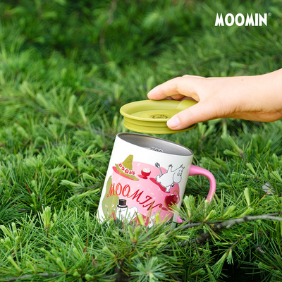 姆明复古双层保温不锈钢马克杯