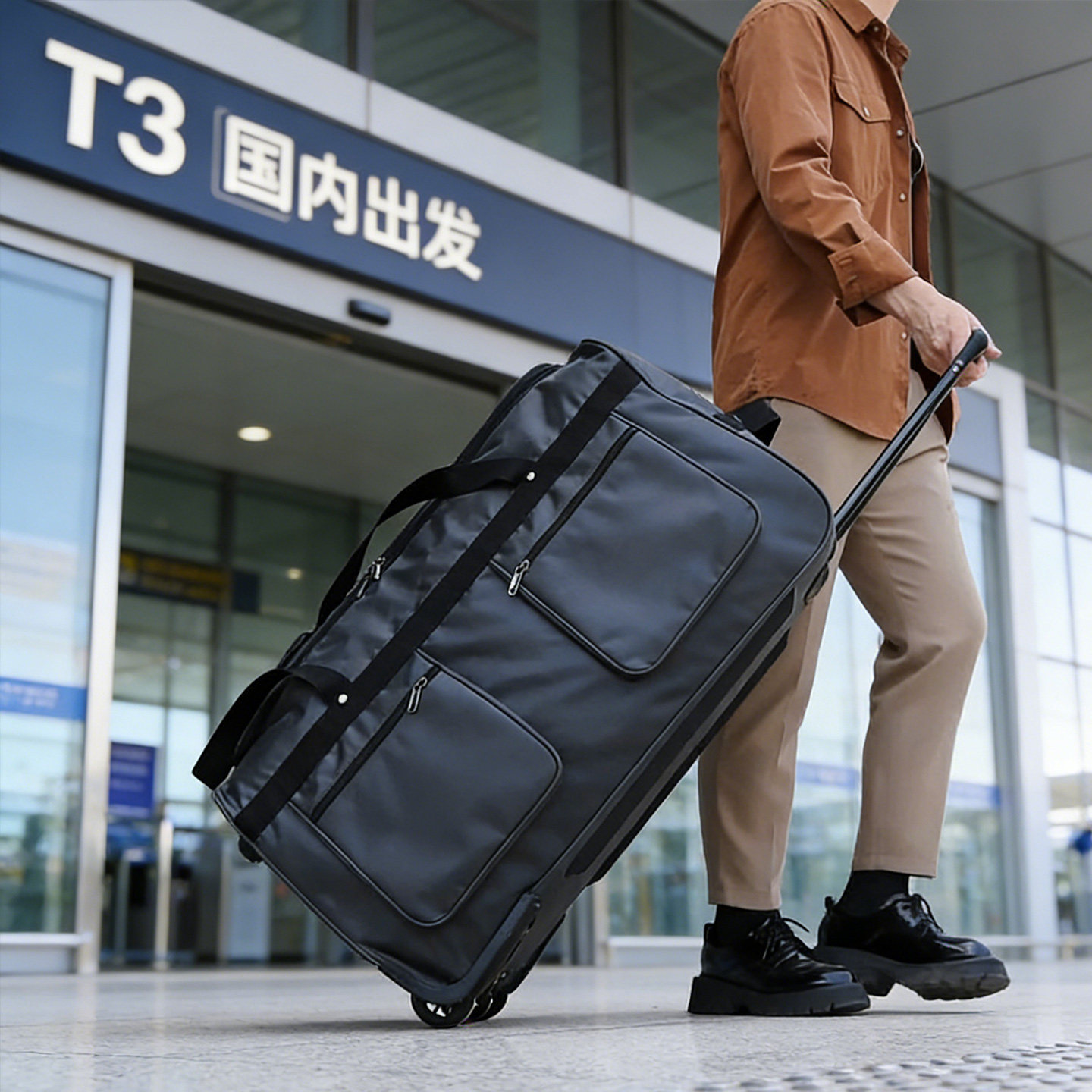 大容量拉杆箱牛津布行李箱158航空托运包旅行包拉杆包学生装被子