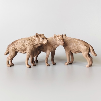 正版散货 JA仿真动物模型 鬣狗摆件