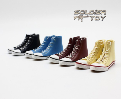 潮流高邦空心帆布鞋兵人