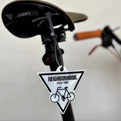 包邮NBHD露营自行车夜视反光挂绳钥匙扣23AW背包挂件配饰3M反光帅