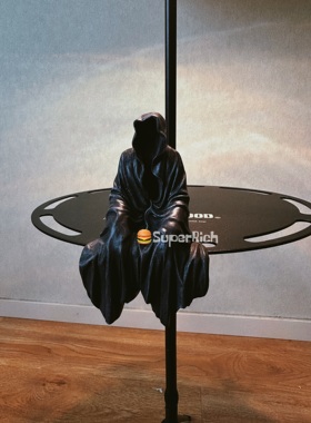 包邮nbhd暗黑摆件装饰品家居露营酷帅恶魔黑衣人石膏像浴缸装饰桌