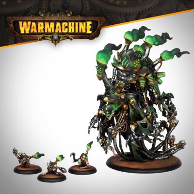 钢铁国度奎克斯Warmachine: Necroharvester and Corpse Crawlers