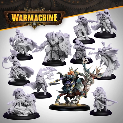 钢铁国度黄昏Warmachine: Dusk Ghosts of Ios Command Cadre