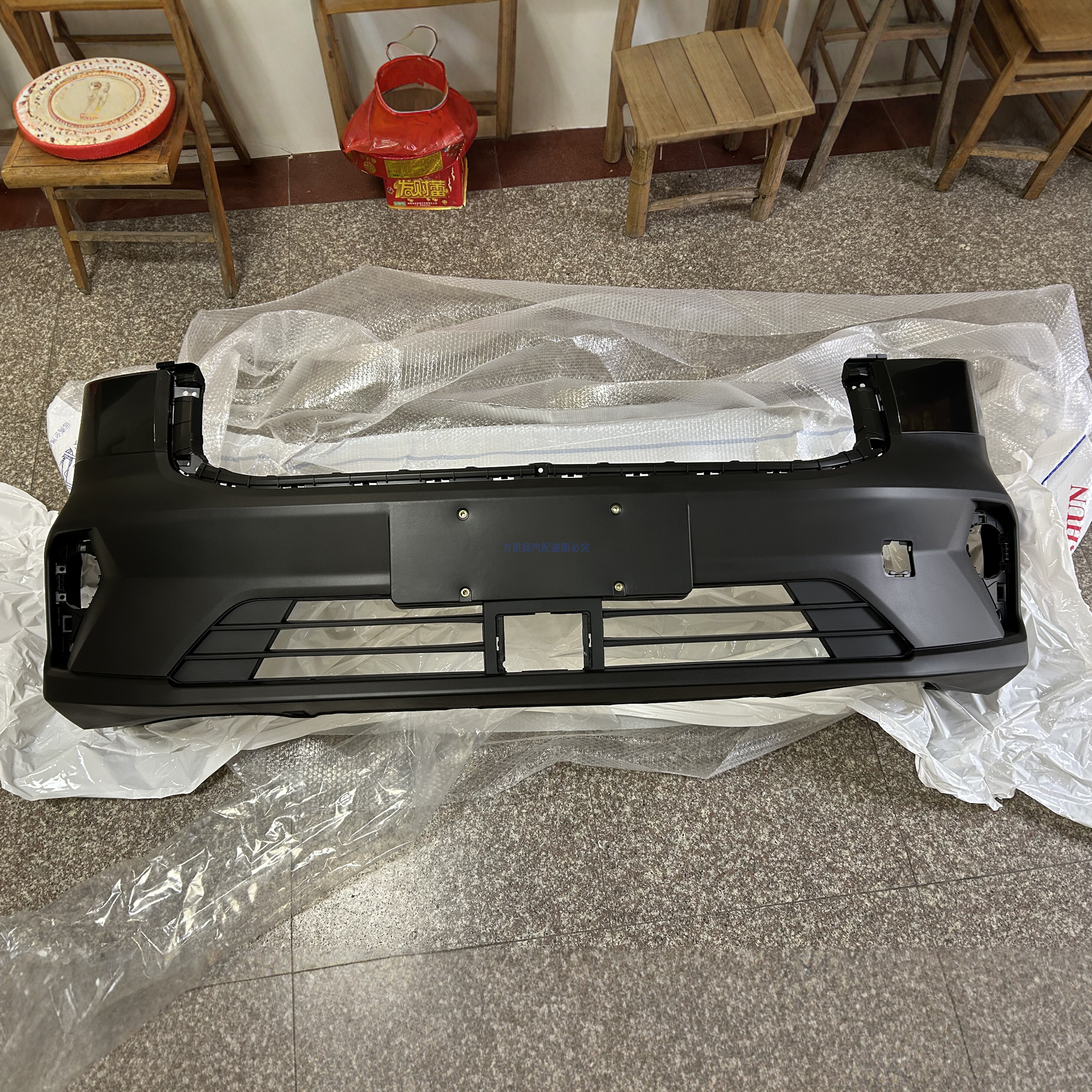 适用于23款江铃新全顺前杠V362VK前杠保险杠护杠全新全顺下格栅