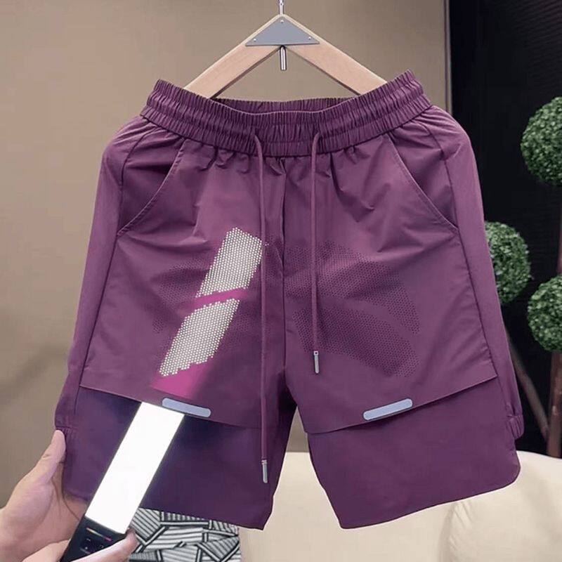 夏季运动短裤男款宽松透气速干五分裤男士夏天薄款裤子2026新款潮