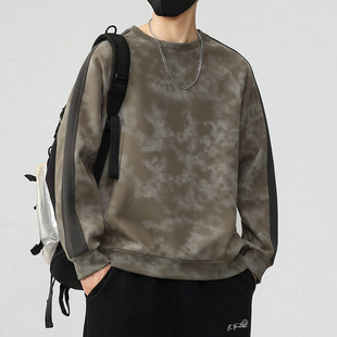 打底衫 美式 小众设计感沙丘废土风上衣情侣装 春秋款 男 重磅卫衣男款