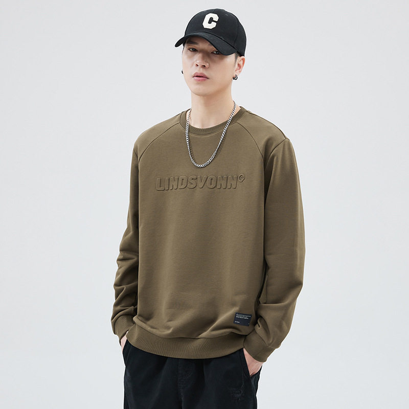 潮牌男士圆领休闲卫衣男装