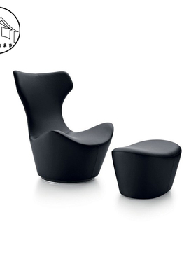 意式轻奢现代设计师布艺Piccola Papilio异形接待休闲扶手凤蝶椅