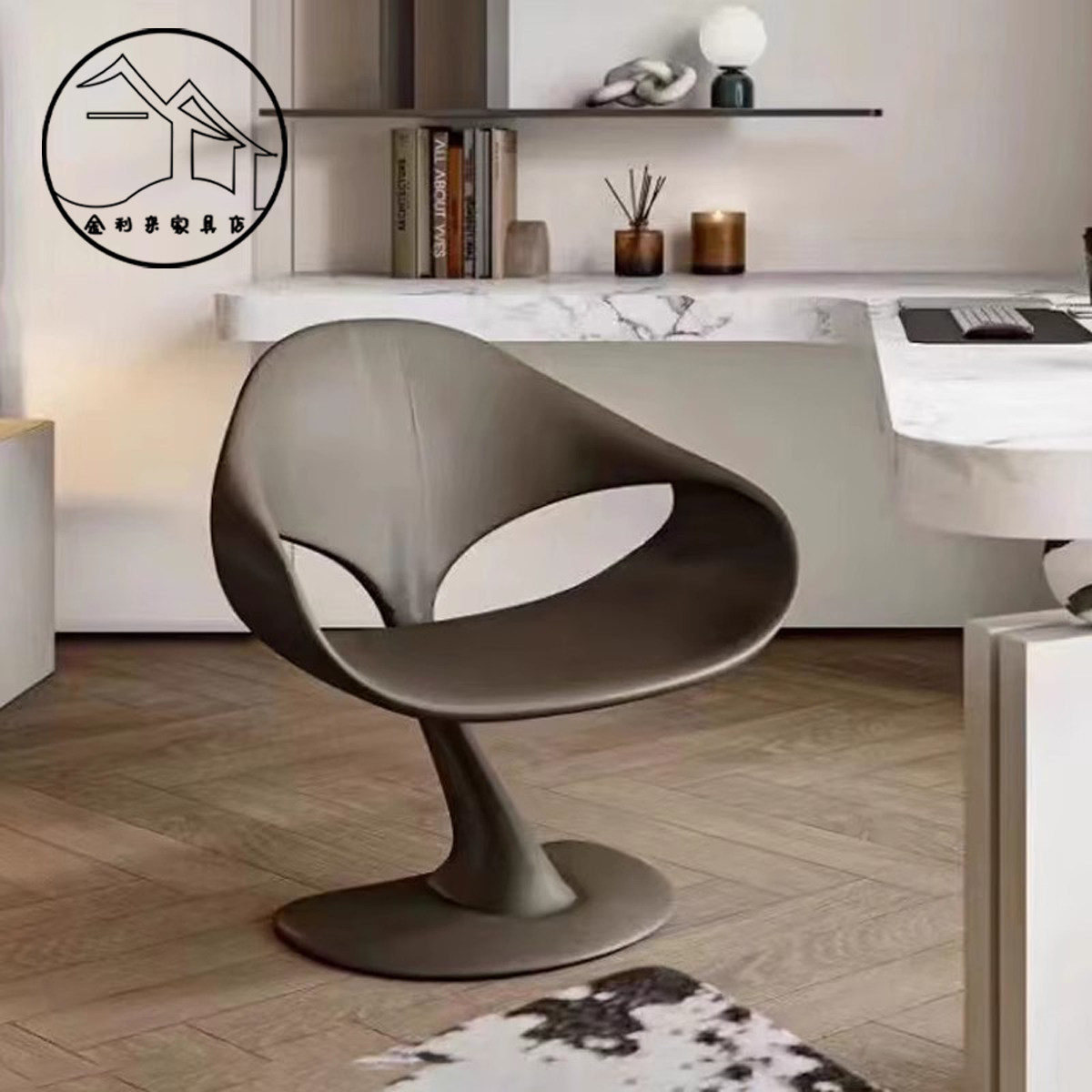 北欧简约现代设计师个性玻璃钢异形鲸鱼椅酒店样板房户外休闲椅