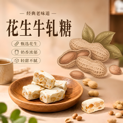 台湾手工牛轧糖花生喜糖批发
