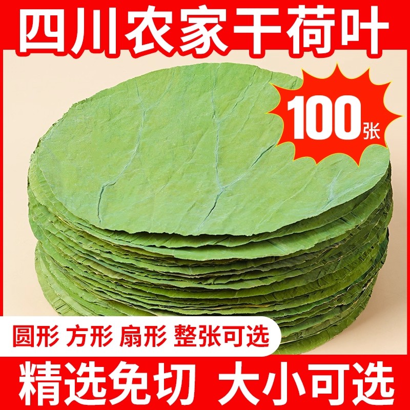 荷叶整张圆形16到22厘米