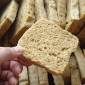 宁波特产精选优质脱水高面筋四鲜烤麸干烤夫干货500g 宝舜食品