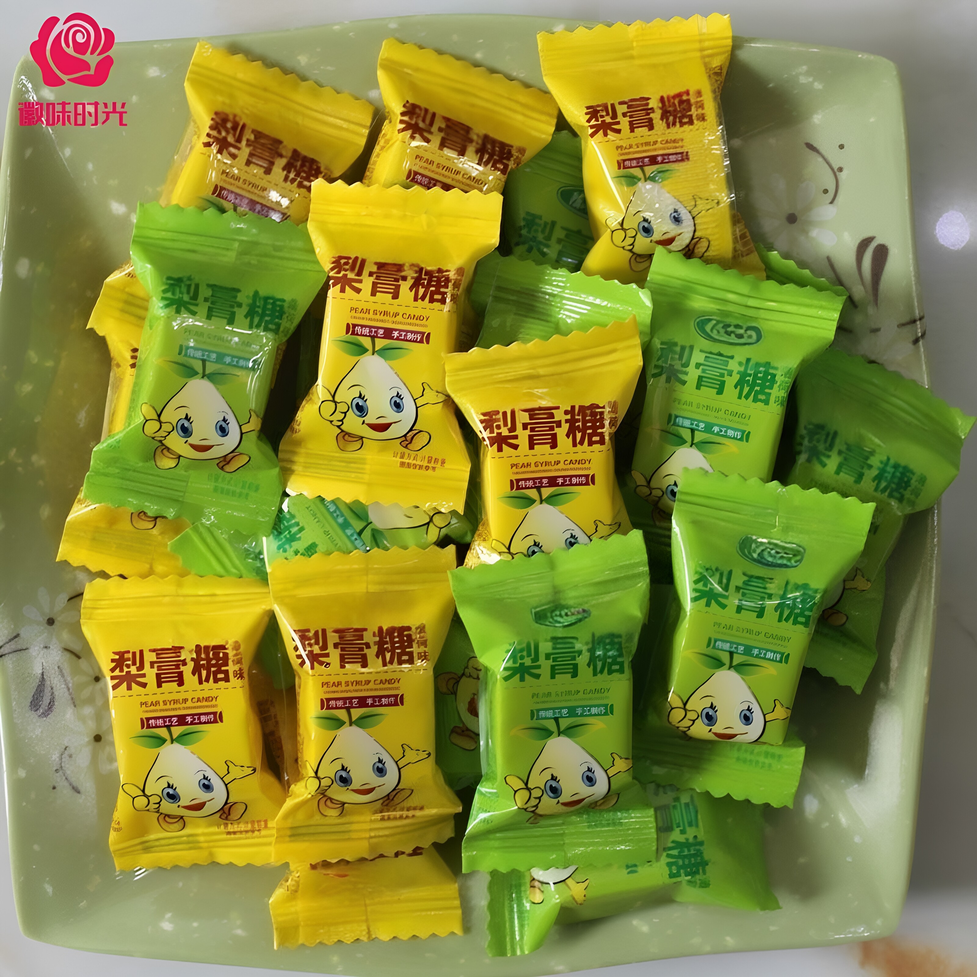 梨膏糖官方旗舰店正品正宗手工独立包装梨膏糖砂板糖薄荷糖清润糖