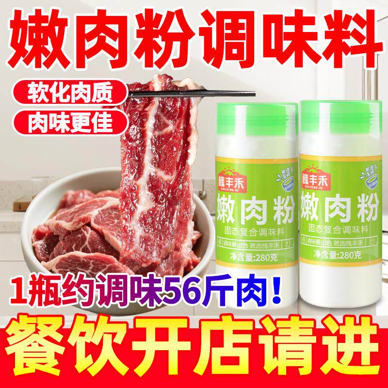 官方推荐槐丰禾嫩肉粉固态覆合调味料商用腌牛肉鸡肉烧烤木瓜蛋白