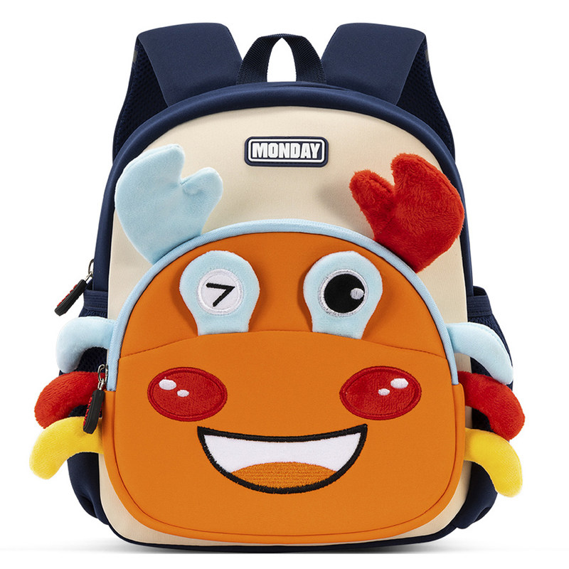 轻便儿童幼儿园书包男童男孩3岁宝宝2小孩超萌外出可爱旅游小背包